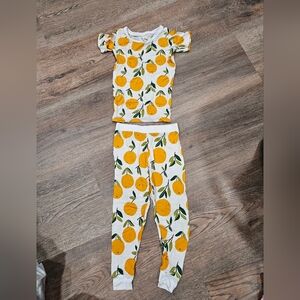 Little Sleepies Clementines Two Piece Pajamas